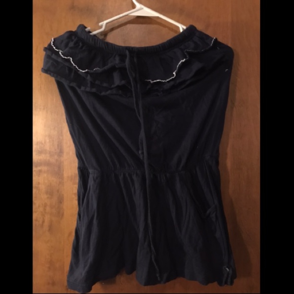 Navy Blue Romper